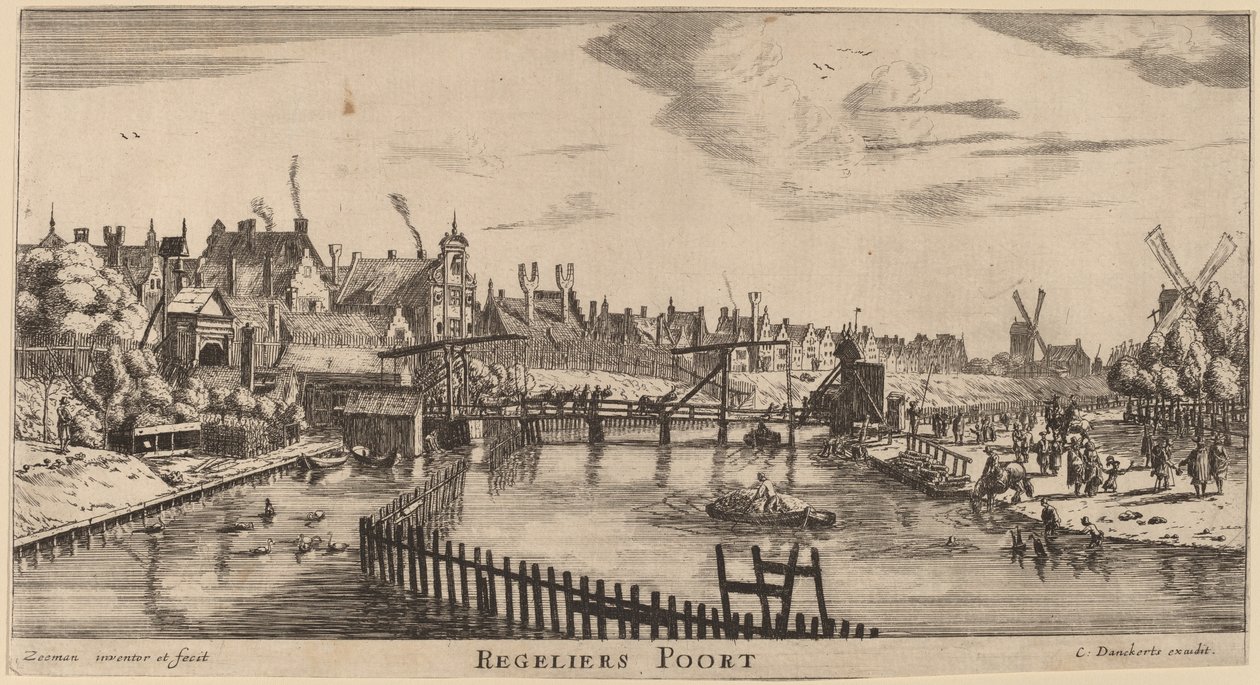 Porte des Réguliers (Regeliers Poort) - Reinier Nooms, called Zeeman