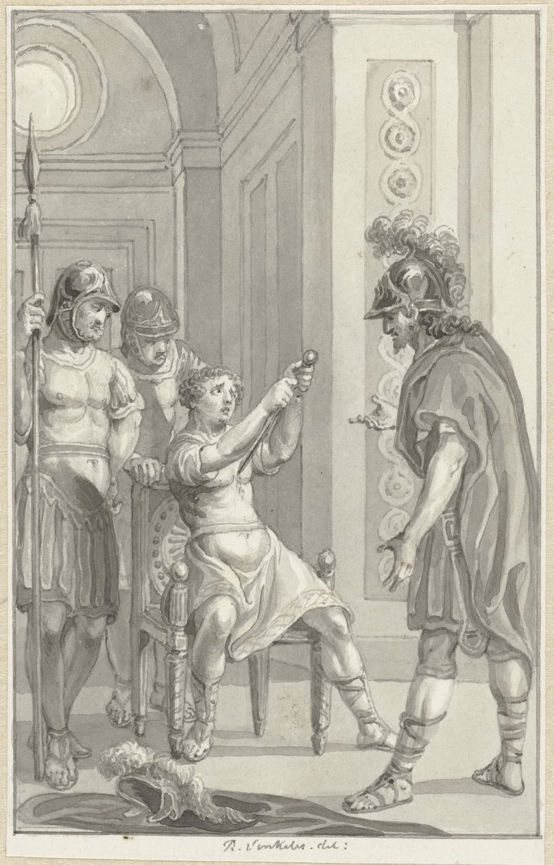 La mort de Gemellus - Reinier Vinkeles (I)