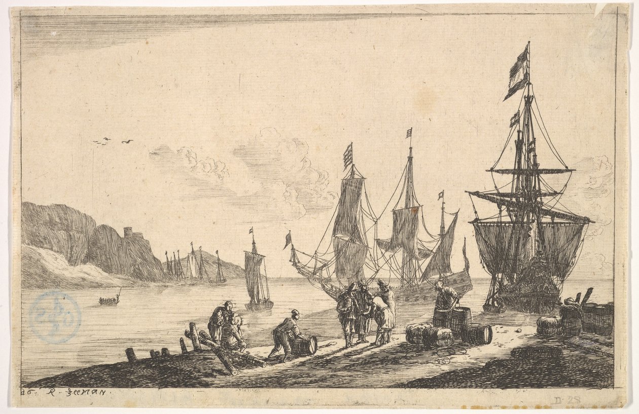 Baie avec des voiliers - Reinier Zeeman