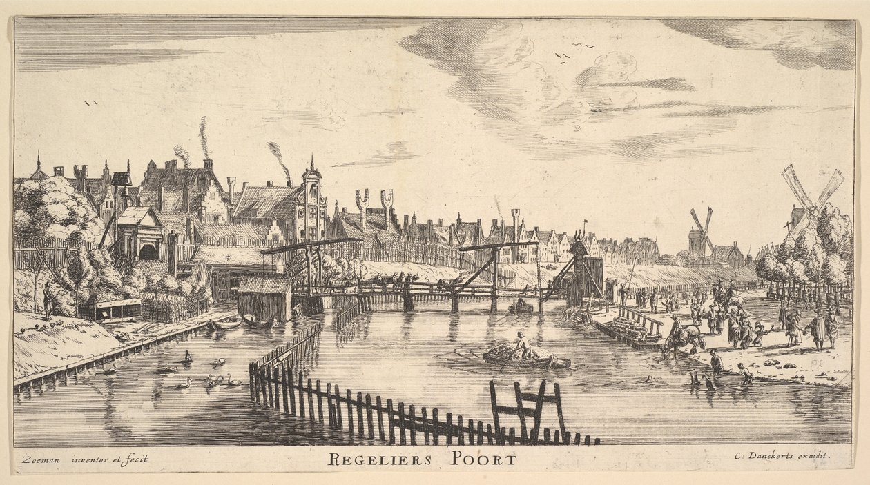 Regeliers Poort, milieu du XVIIe siècle - Reinier Zeeman
