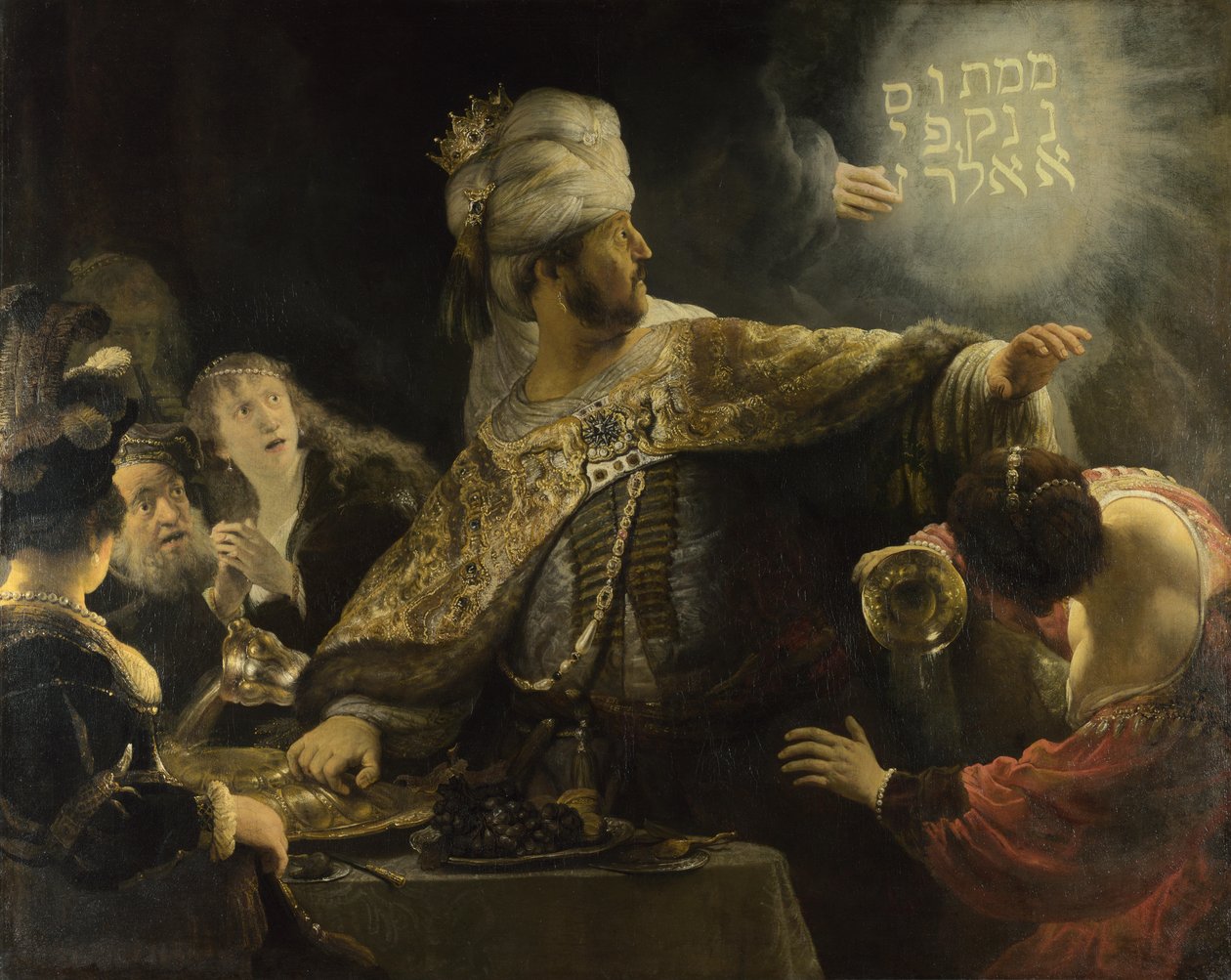 Le festin de Balthazar - Rembrandt van Rijn