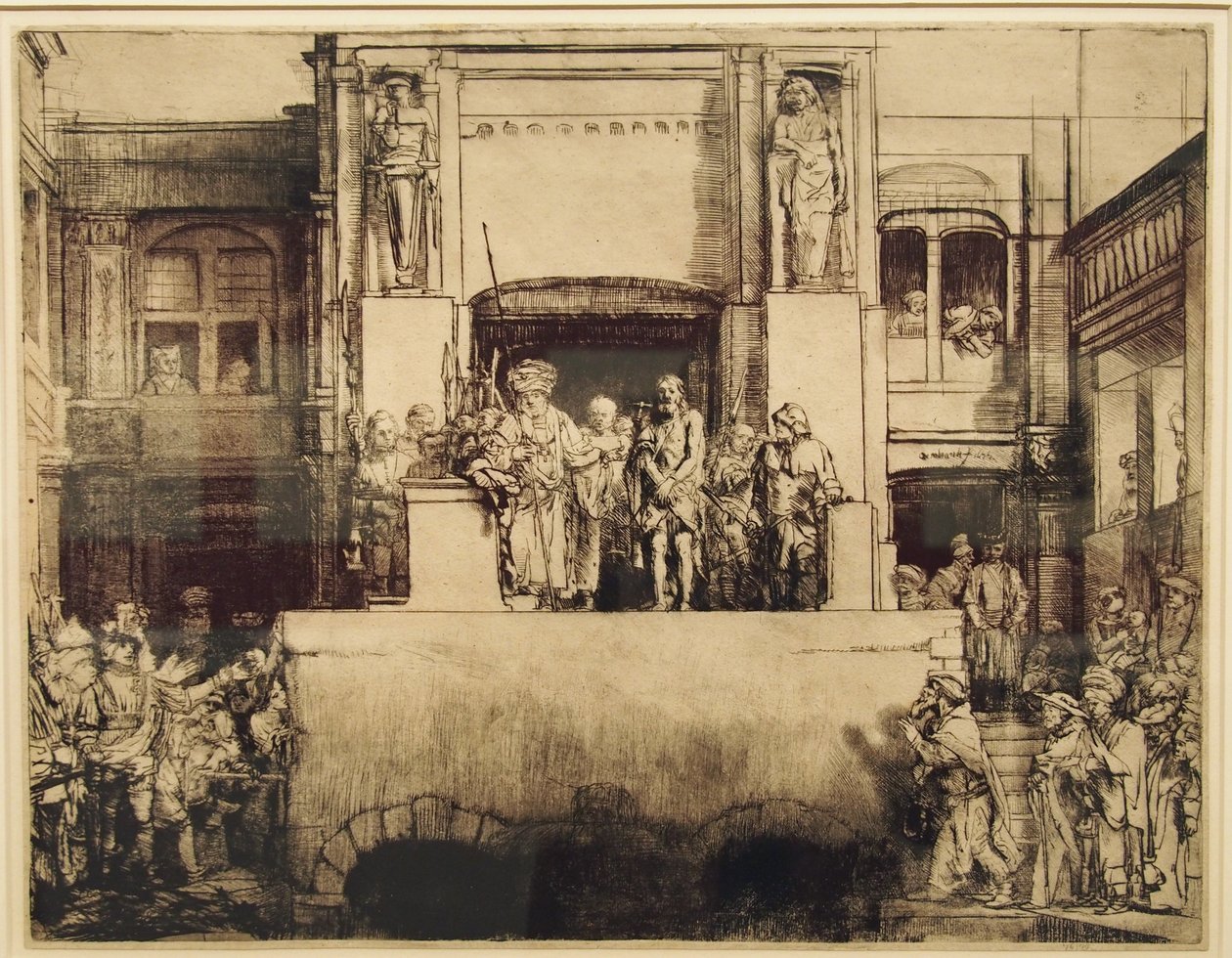 Christ Présenté au Peuple - Rembrandt van Rijn