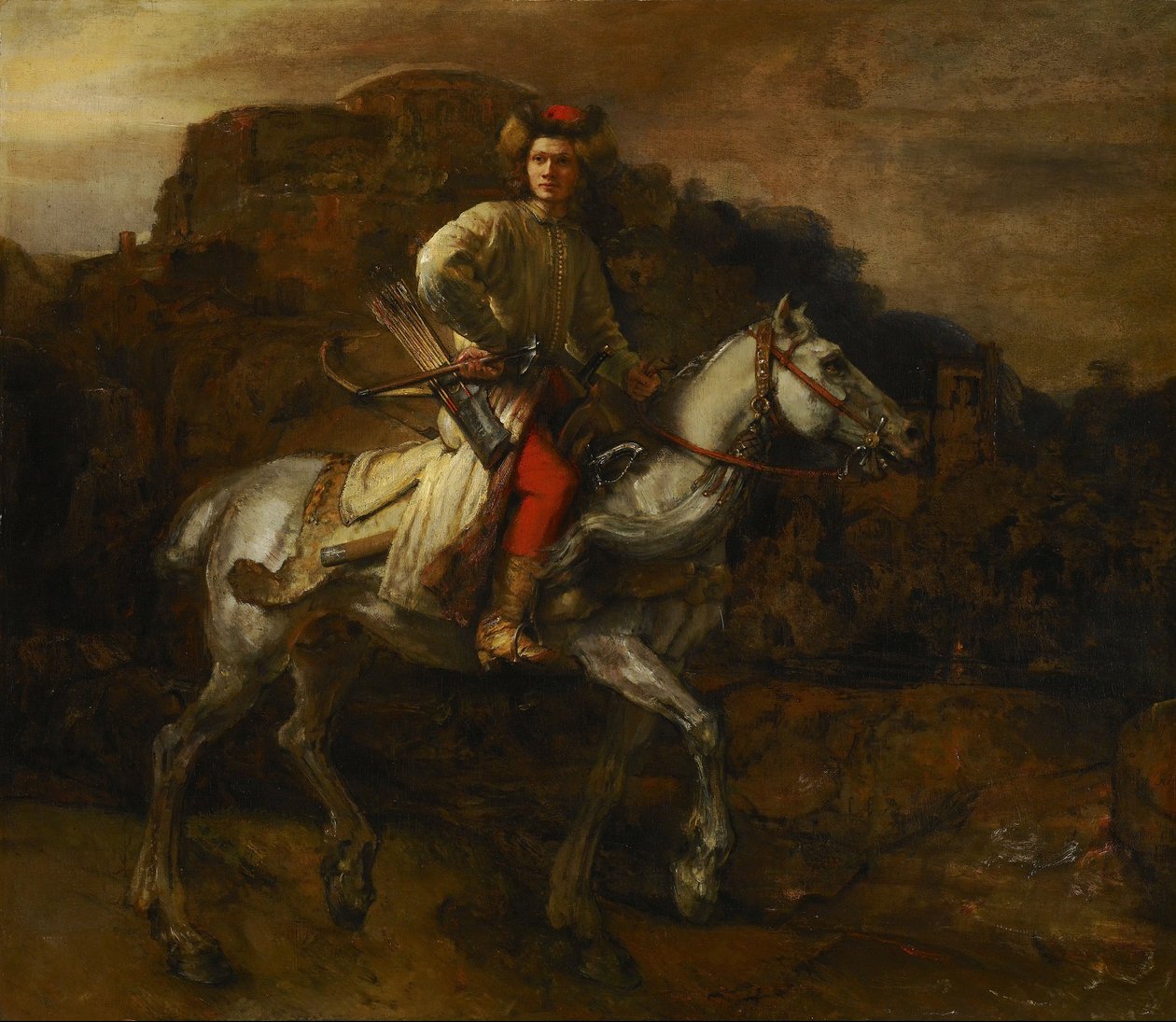 Le cavalier polonais - Rembrandt van Rijn