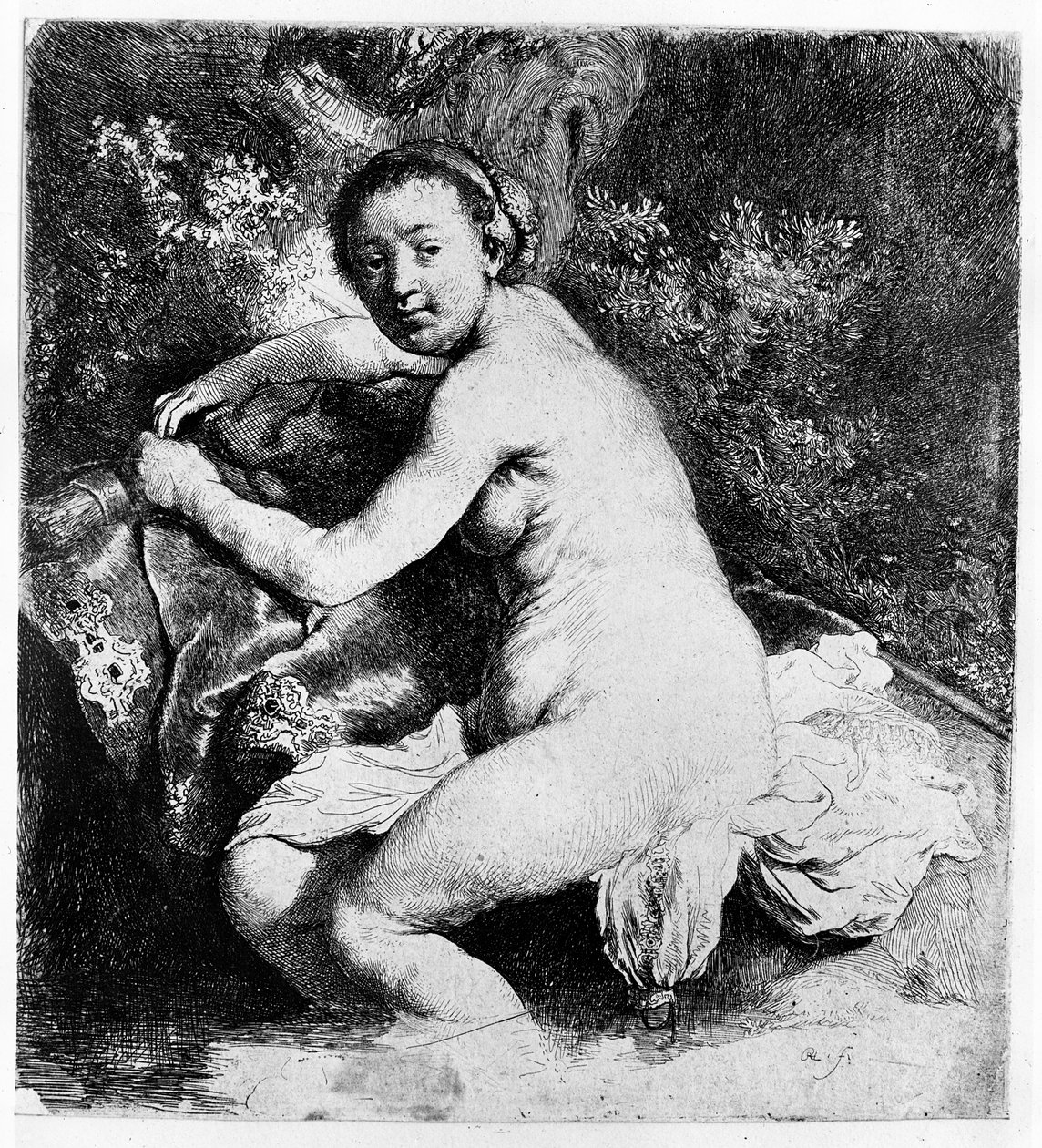 Diane au bain, vers 1631 - Rembrandt van Rijn