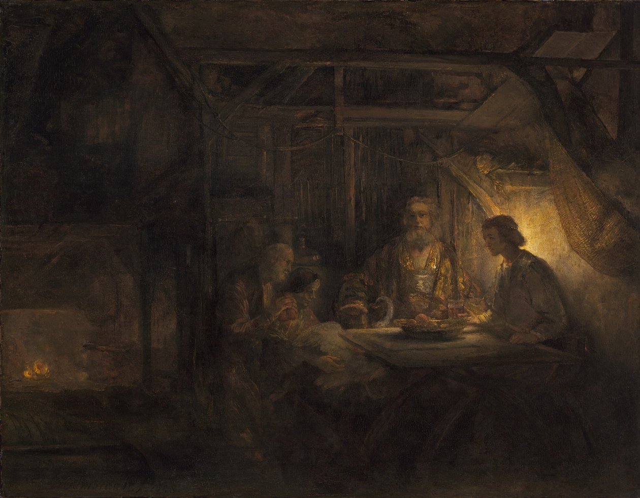 Philémon et Baucis - Rembrandt van Rijn