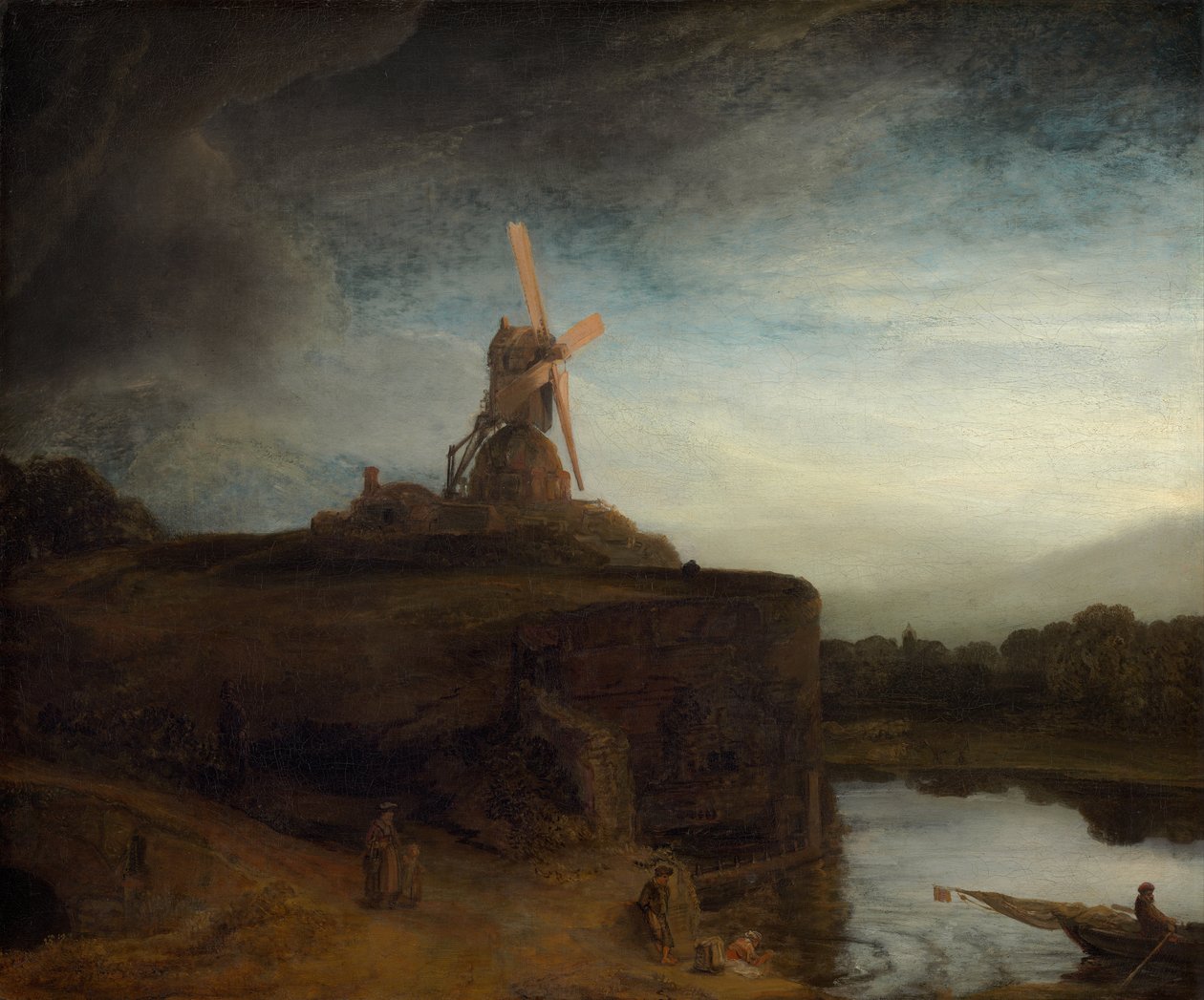 Le moulin - Rembrandt van Rijn