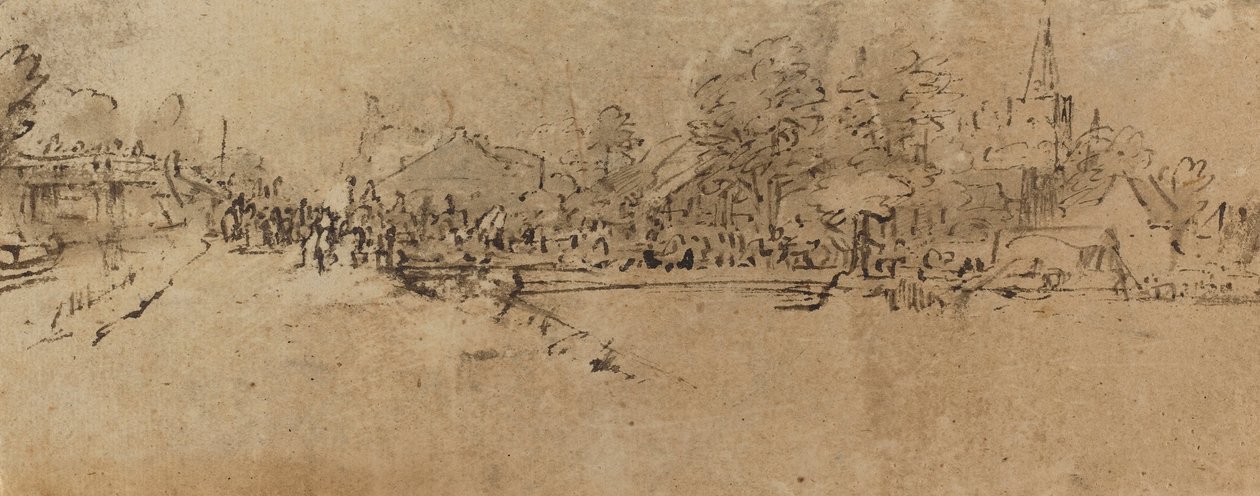 Vue de Diemen - Rembrandt van Rijn