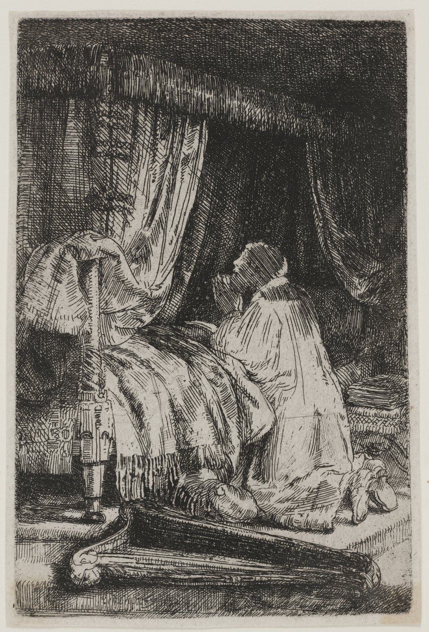 David en prière - Rembrandt van Rijn