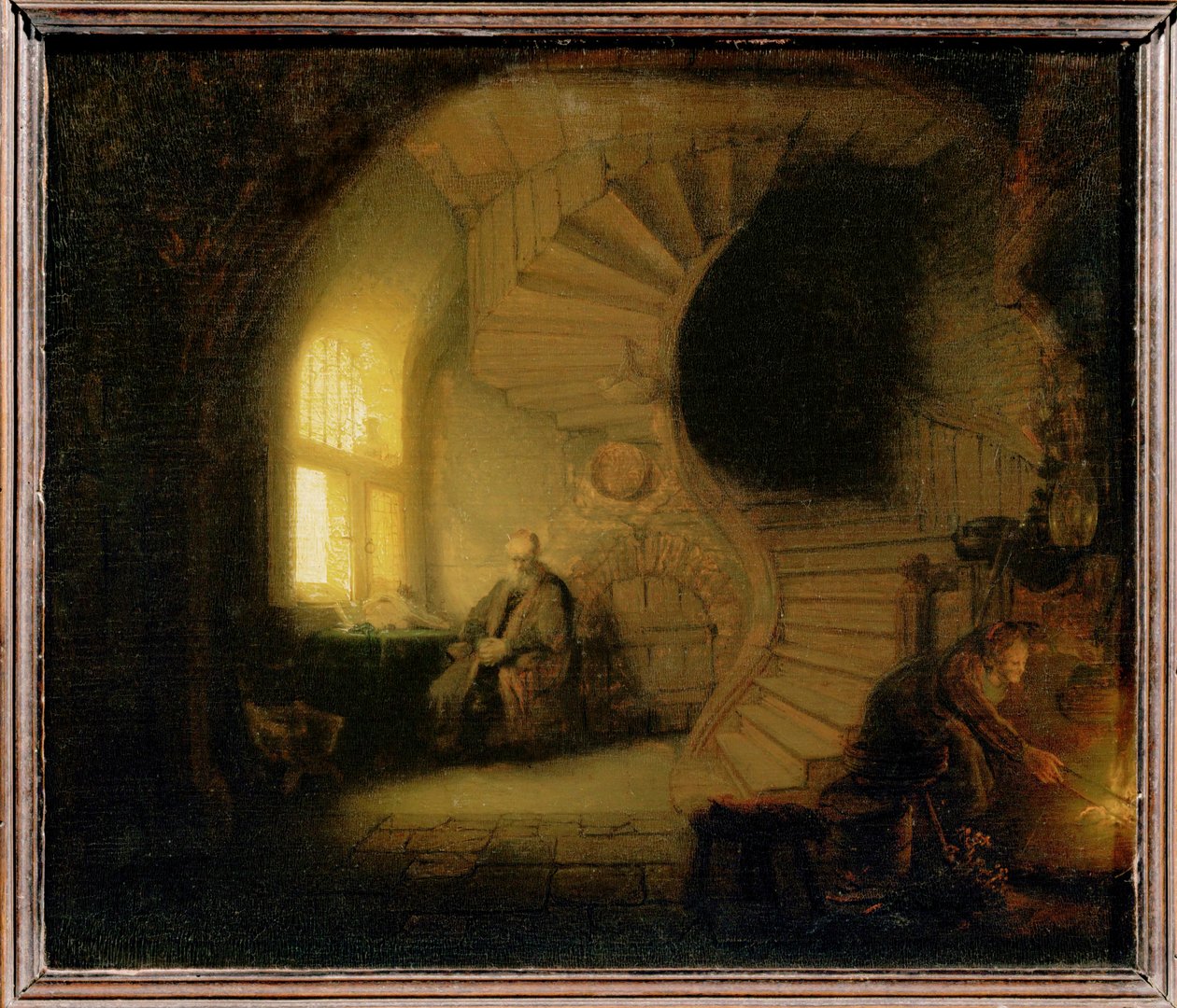 Philosophe méditant ... - Rembrandt Harmensz. van Rijn
