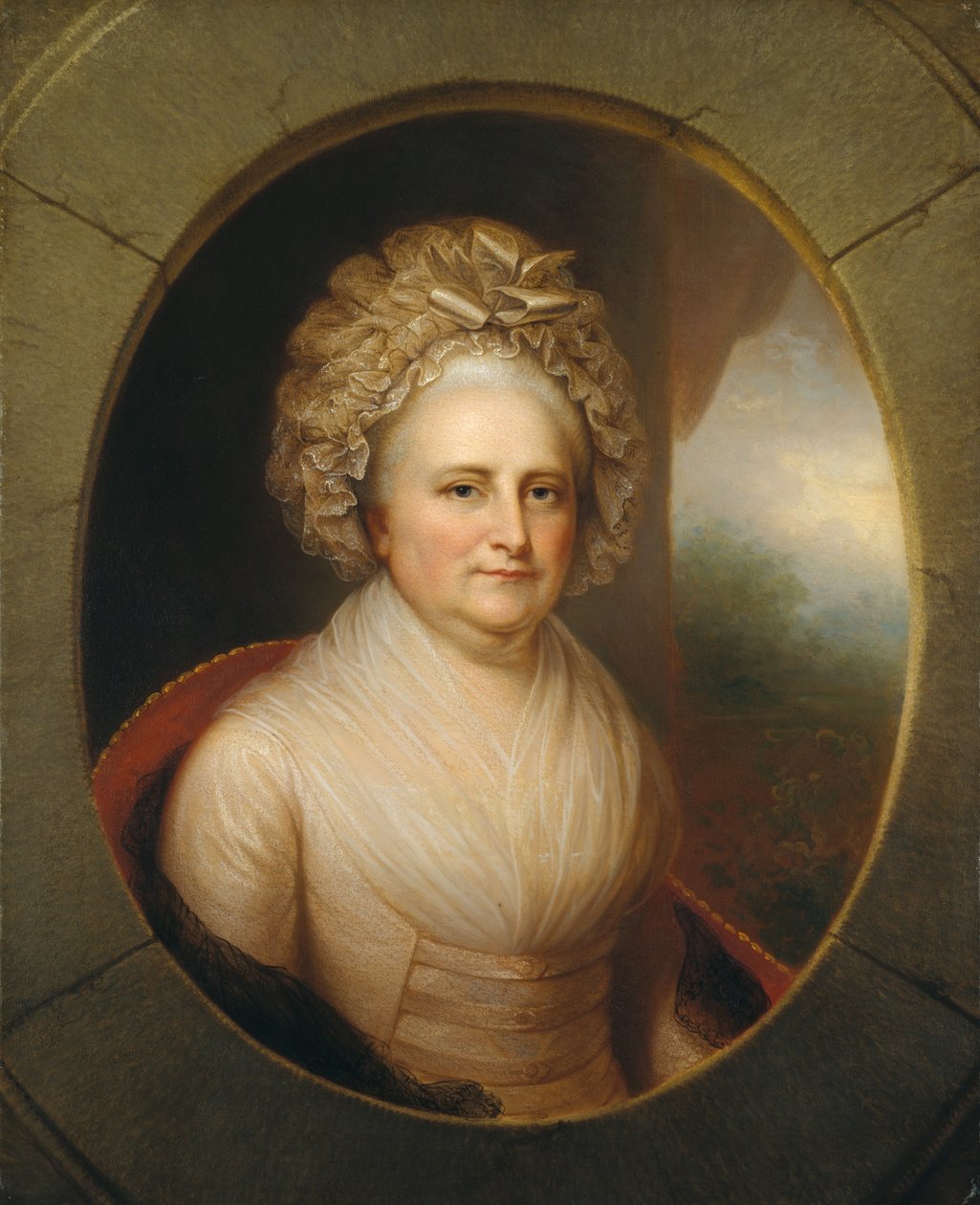 Martha Washington, vers 1850 - Rembrandt Peale