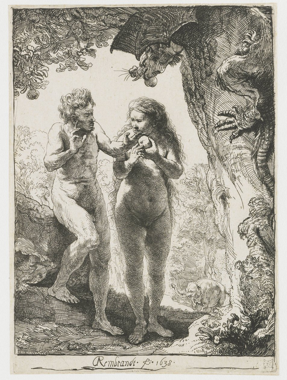 Adam et Ève - Rembrandt van Rijn