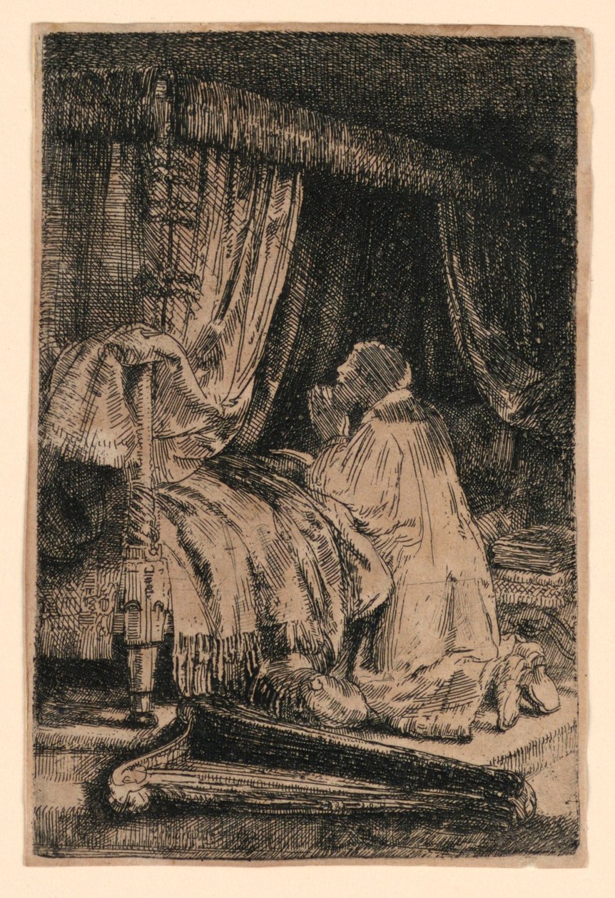 David en prière - Rembrandt van Rijn