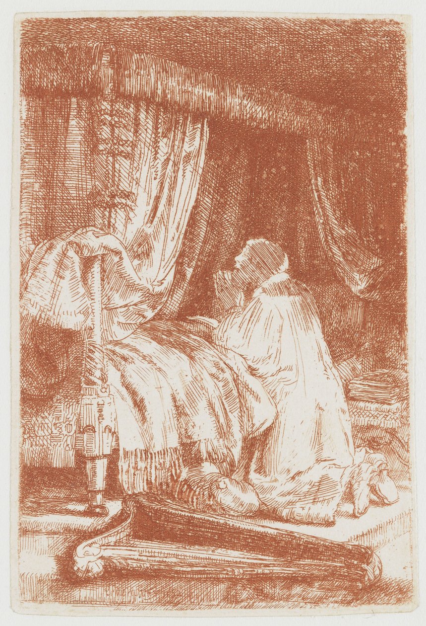 David en prière - Rembrandt van Rijn