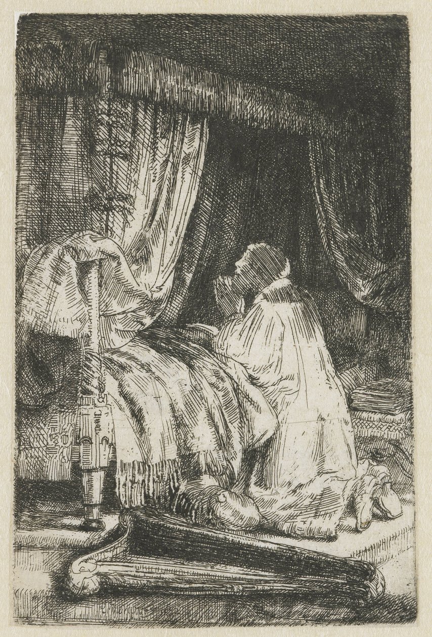 David en prière - Rembrandt van Rijn