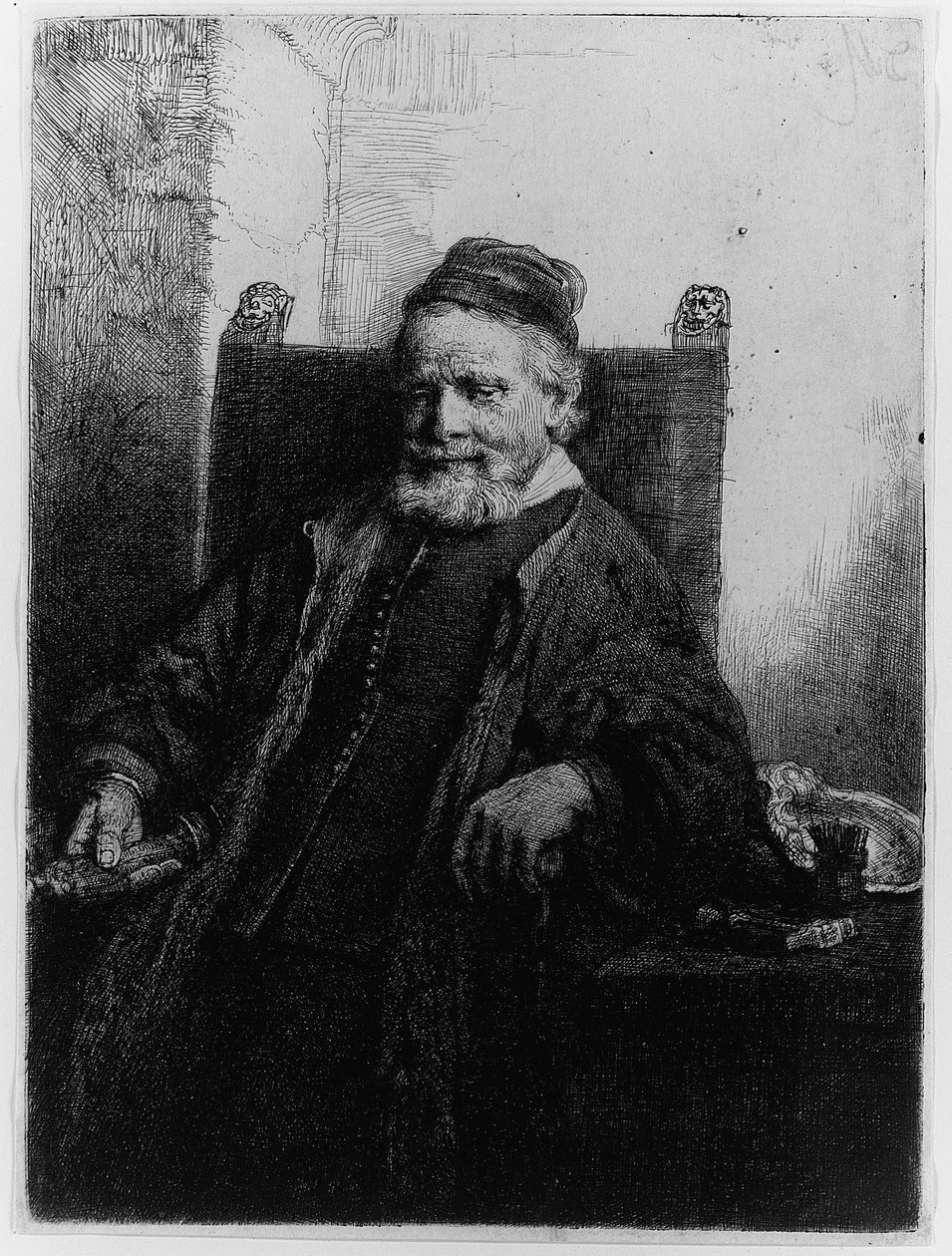 Jan Lutma, orfèvre, 1656 - Rembrandt van Rijn