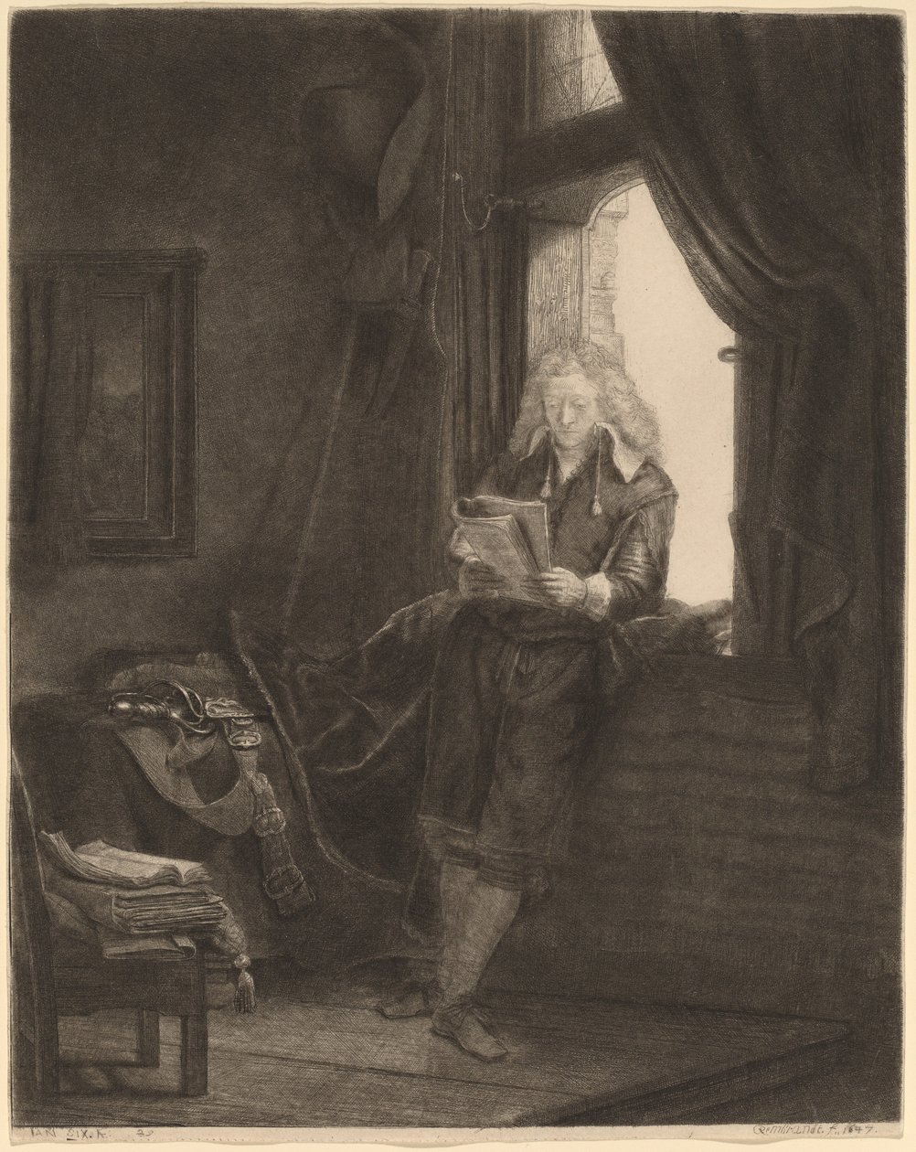 Jan Six - Rembrandt van Rijn