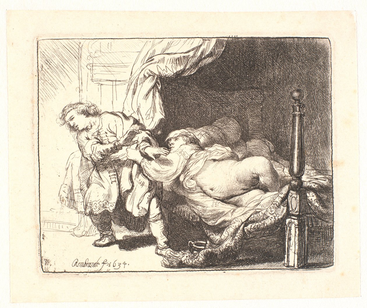 Joseph et la femme de Potiphar - Rembrandt van Rijn