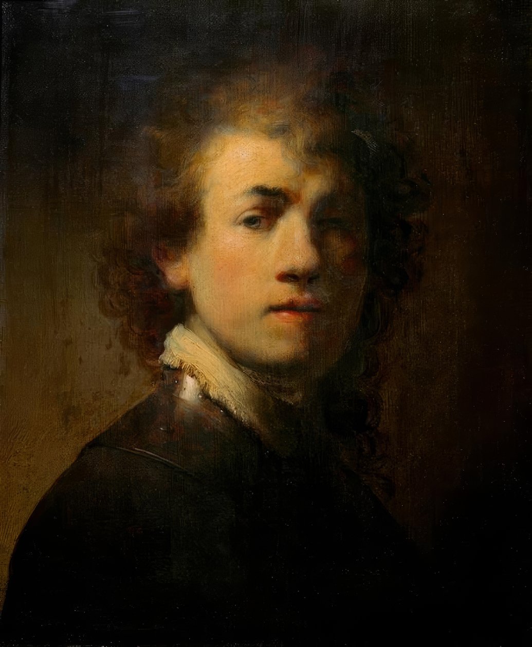 Autoportrait avec gorgerin - Rembrandt van Rijn