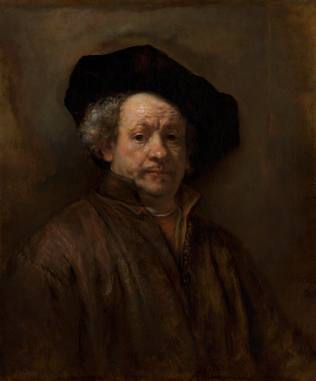 Autoportrait, 1660 - Rembrandt van Rijn