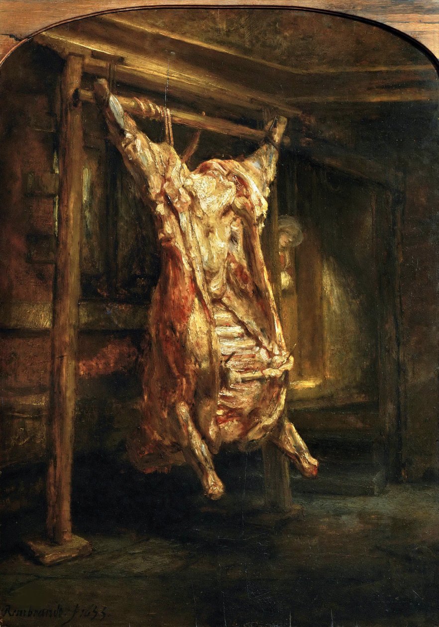 Bœuf écorché, 1655 - Rembrandt van Rijn
