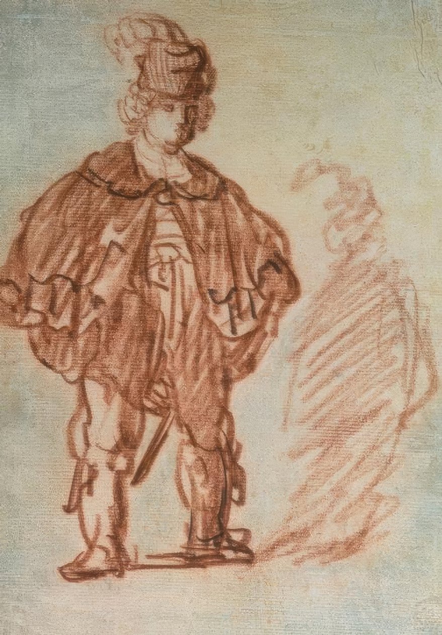 Acteur debout - Rembrandt van Rijn