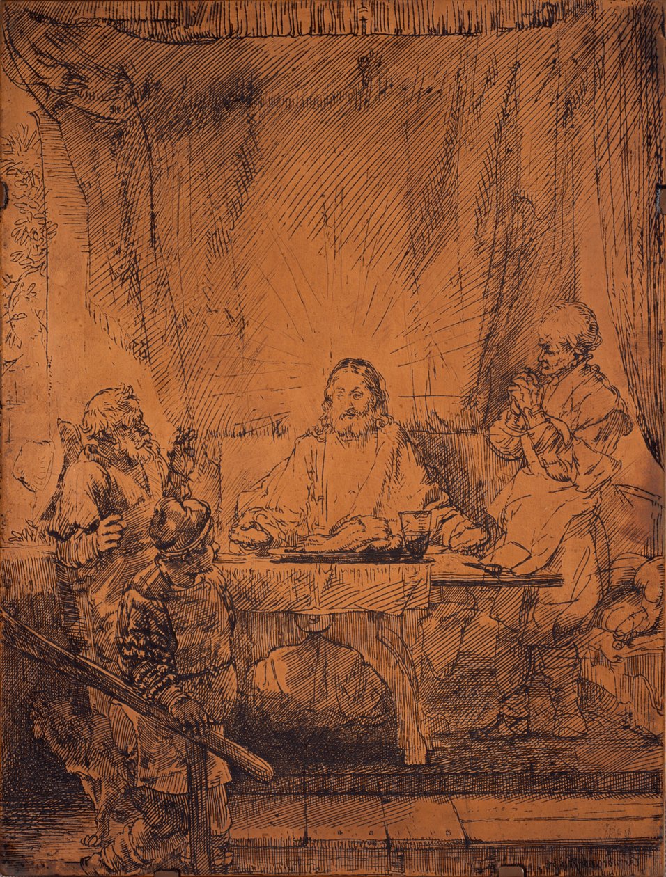 Supper à Emmaüs - Rembrandt van Rijn