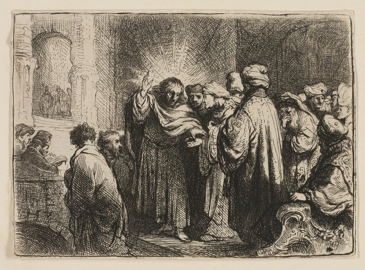 Le paiement du tribut - Rembrandt van Rijn