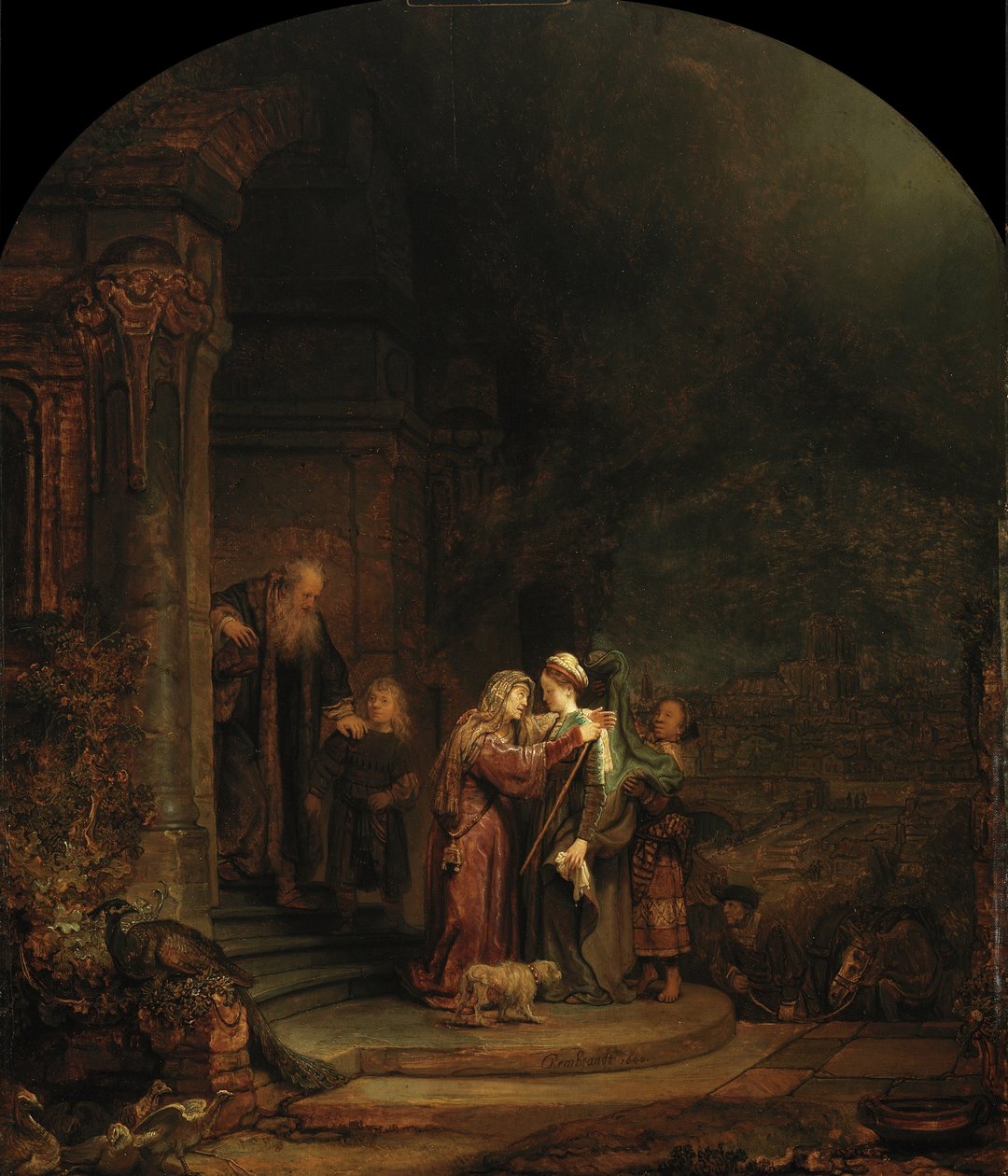 La Visitation - Rembrandt van Rijn