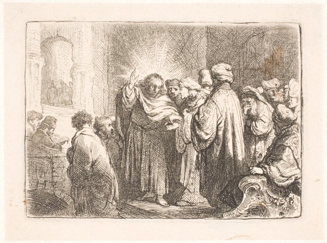 Le paiement du tribut - Rembrandt van Rijn