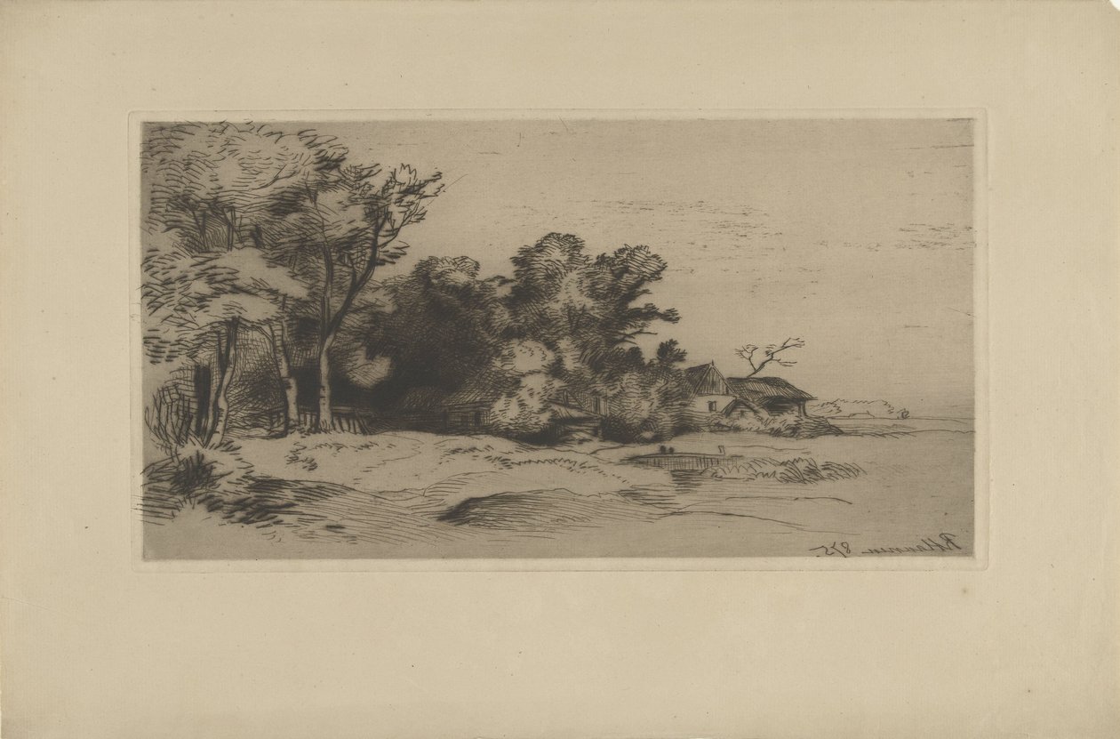 Paysage avec ferme - Remigius Adrianus Haanen