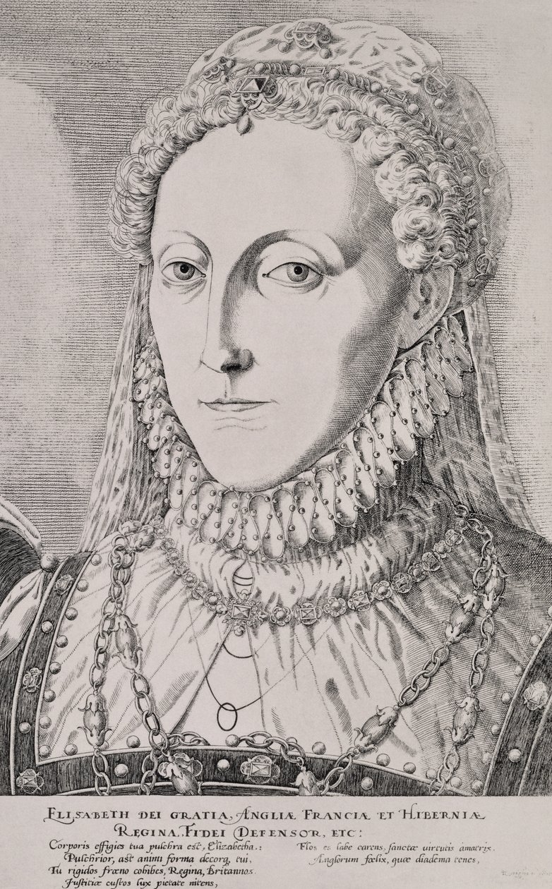 Reine Élisabeth I (1533-1603), c.1572-75 - Remigius Hogenbergh
