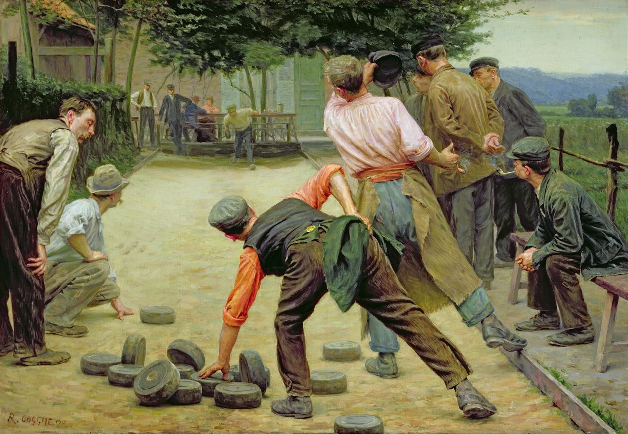 Un jeu de boules en Flandre - Remy Cogghe