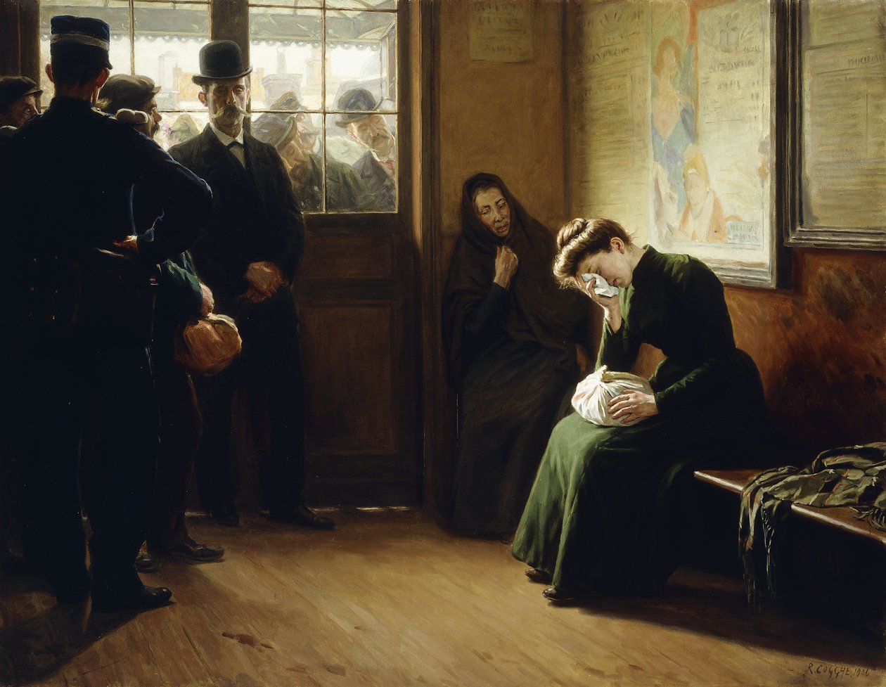 Départ de prisonniers - Remy Cogghe