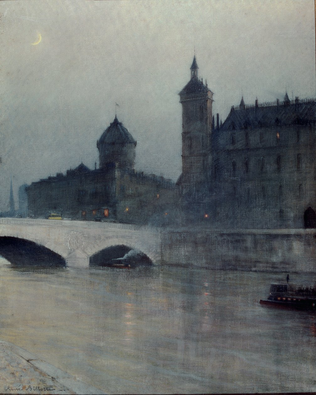 La Seine et la Conciergerie - Rene Billotte