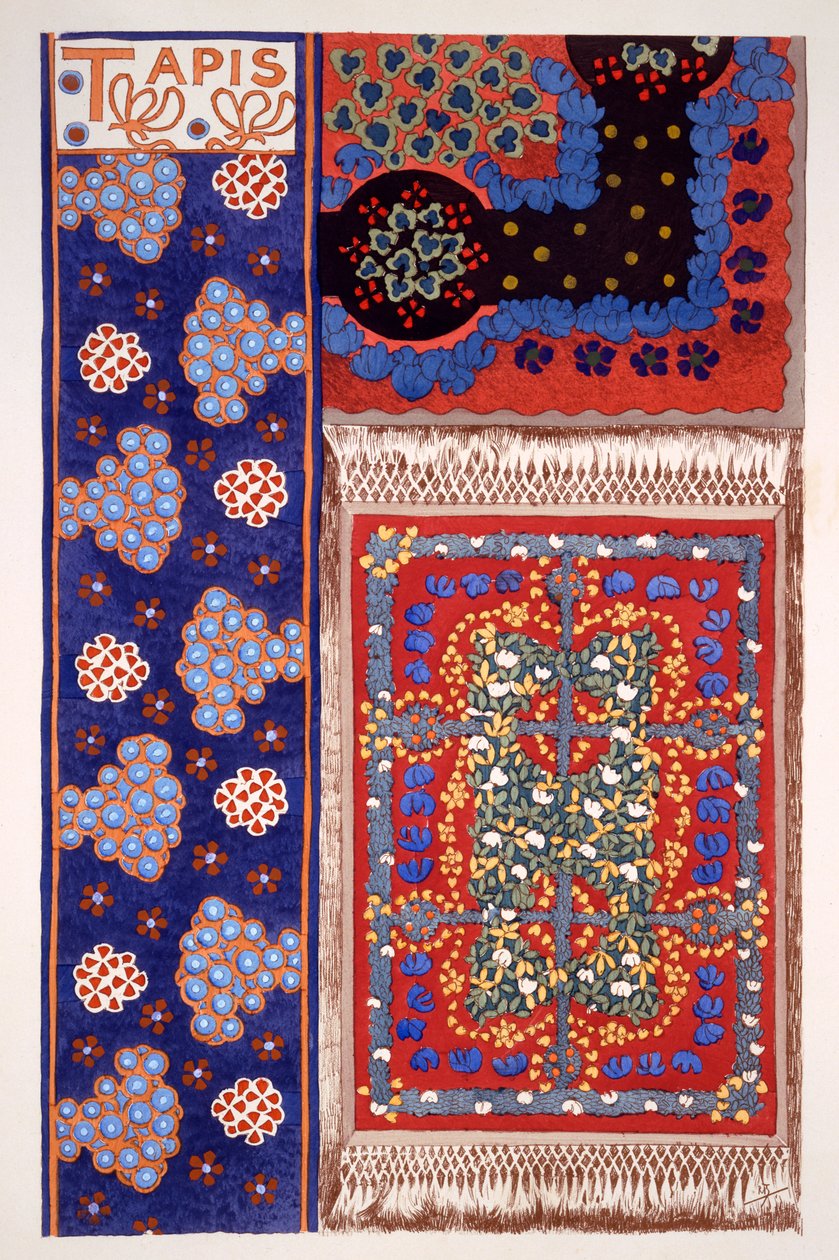Dessins pour tapis ou tapisseries, de 
