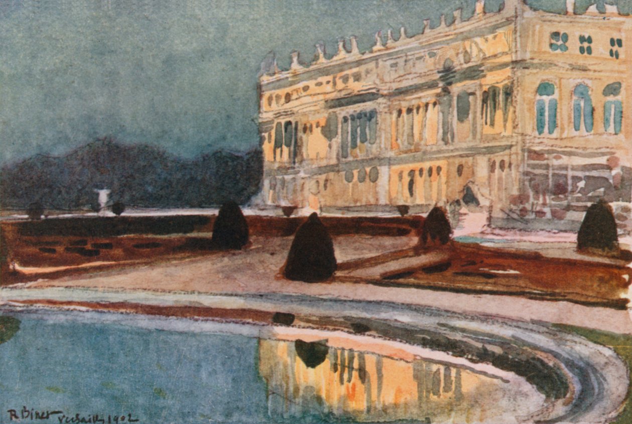 Palais depuis le Parterre Sud, Versailles - Rene Binet