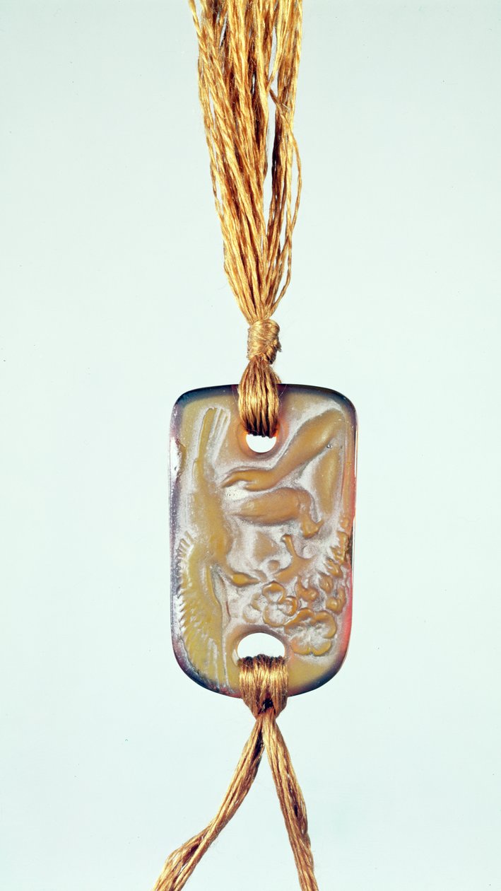 Pendentif avec finition satinée et relief légèrement poli par Lalique, c.1902 - Rene Jules Lalique