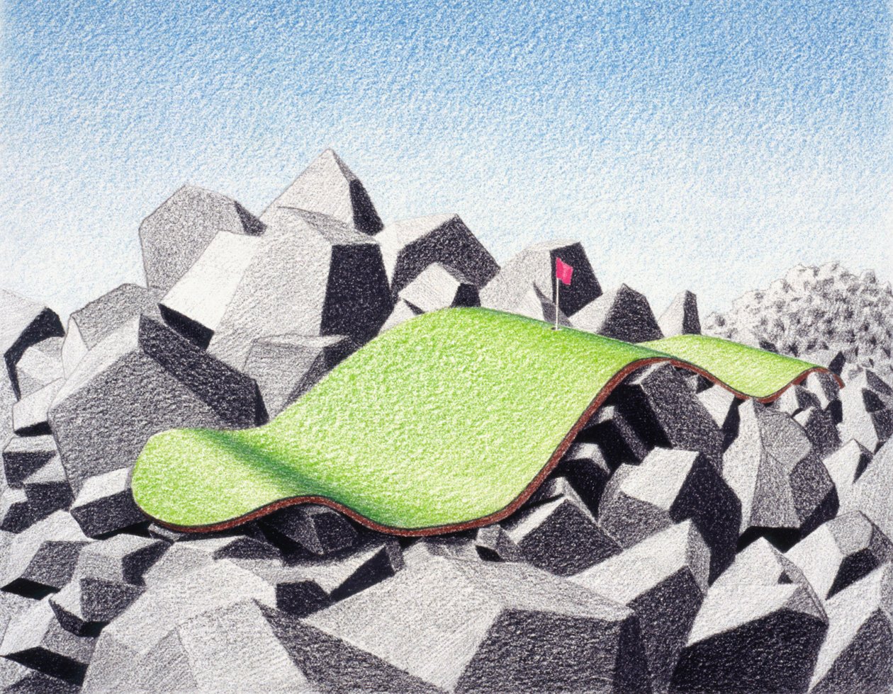 Sur les rochers - Rene Boin