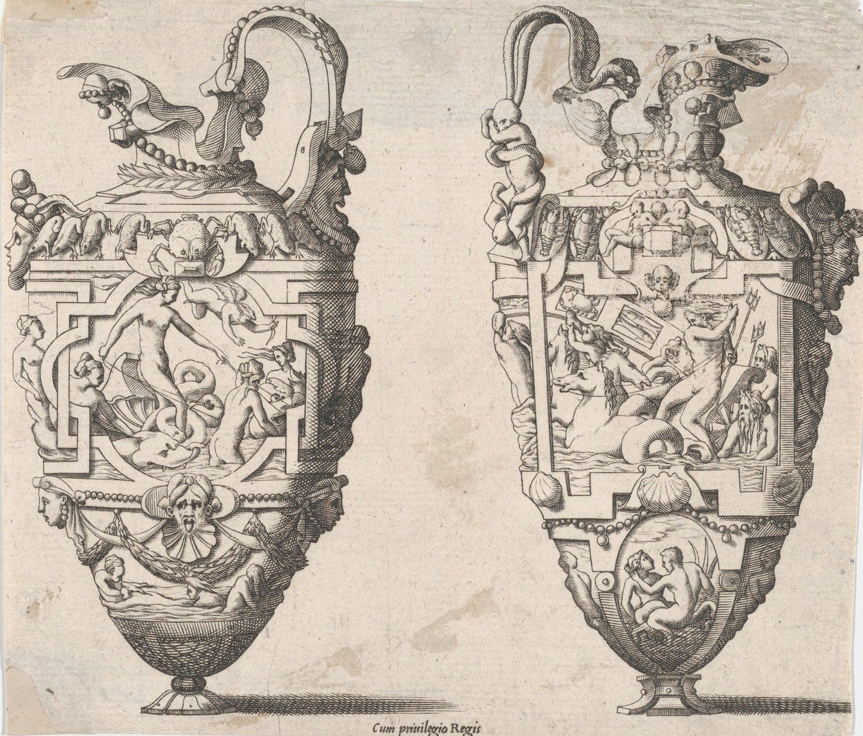 Deux vases, 16e-17e siècle - Rene Boyvin
