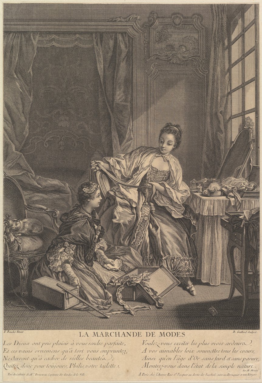 Marchand de mode, 1746-55 - Rene Gaillard