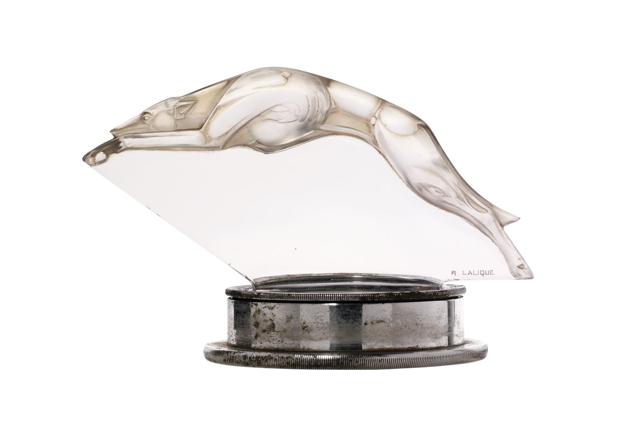 Rare mascotte de lévrier - Rene Jules Lalique