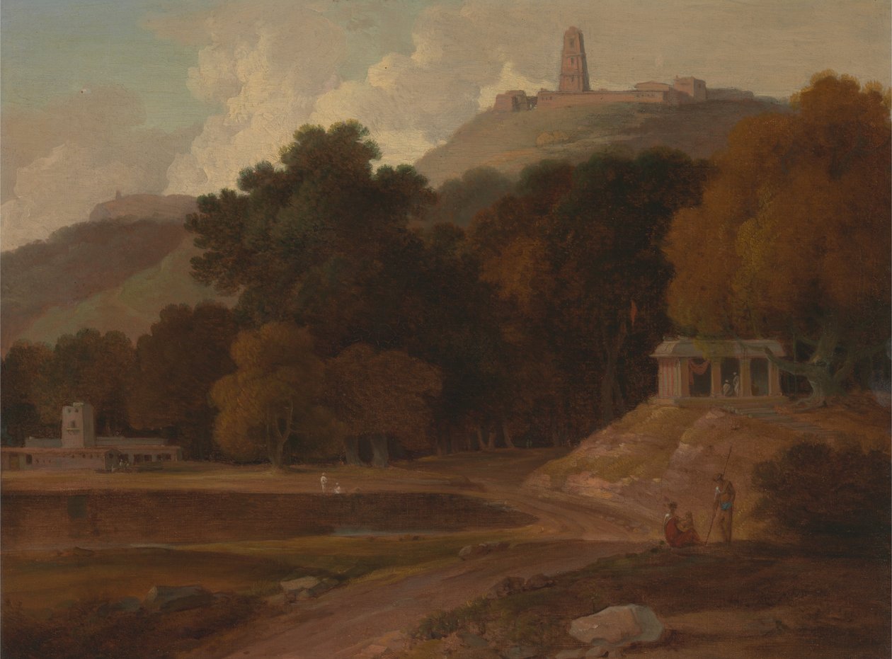 Paysage vallonné en Inde - Rev. Edward Thomas Daniell