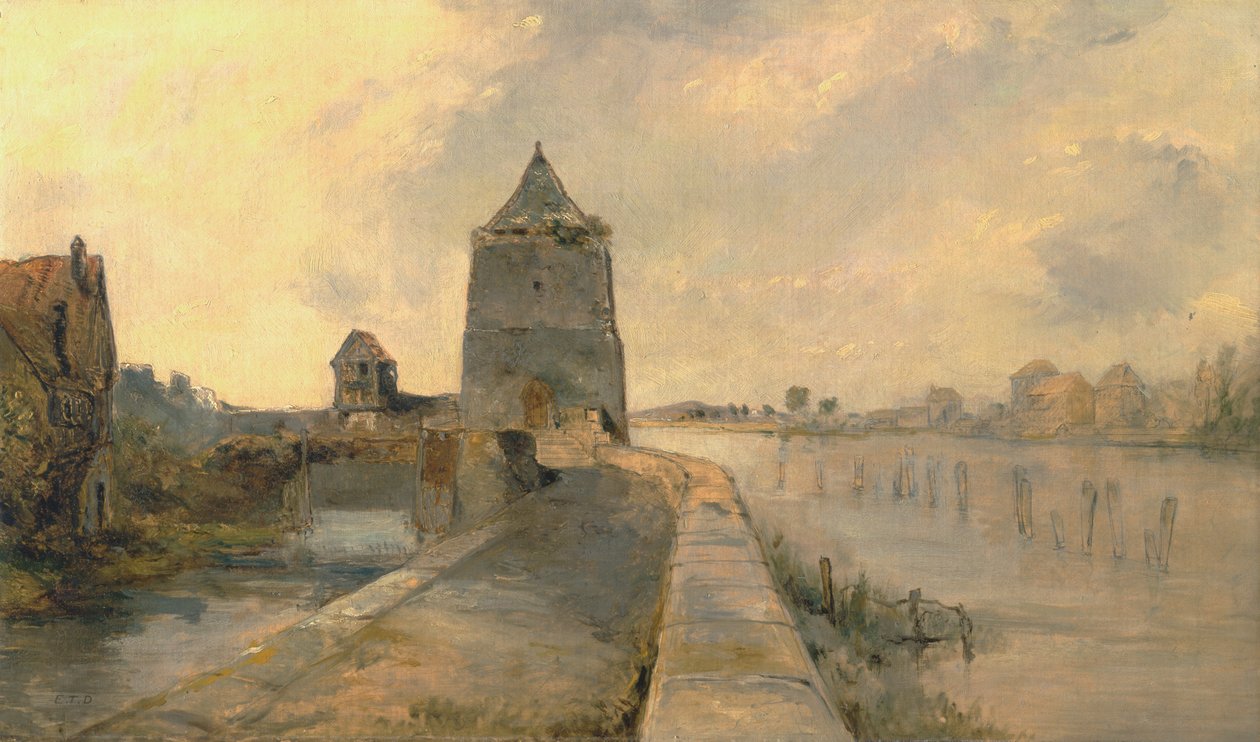 Le Rhin à Constance - Rev. Edward Thomas Daniell