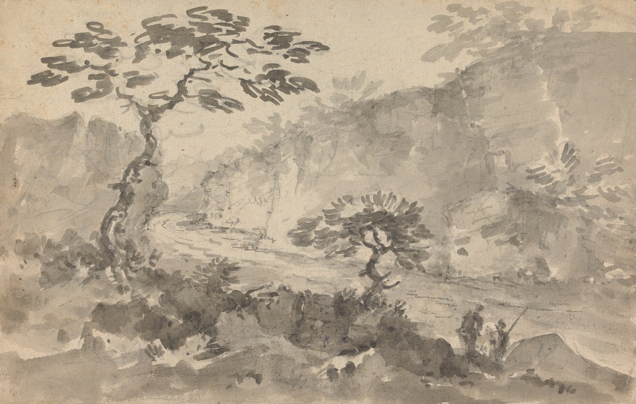 Paysage avec deux hommes - Rev. William Gilpin
