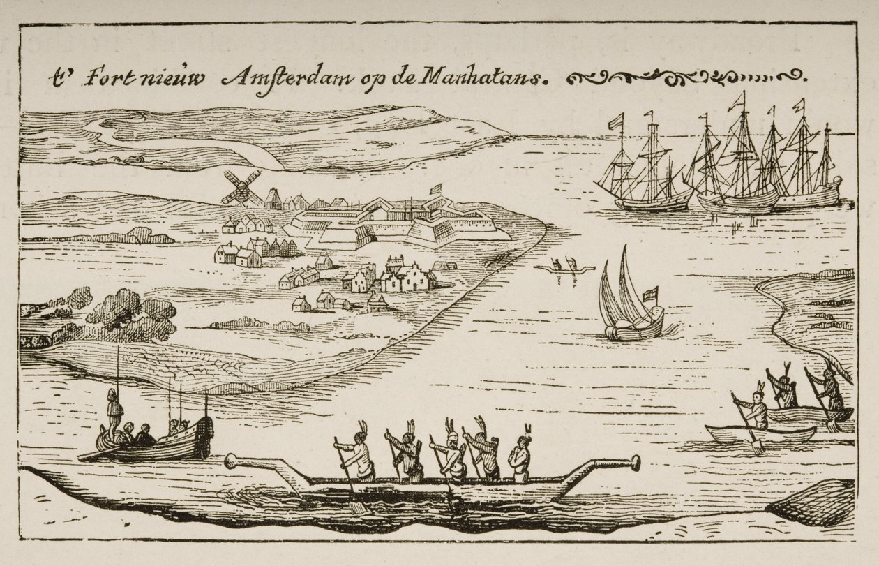 Fort et colonie de New Amsterdam sur l