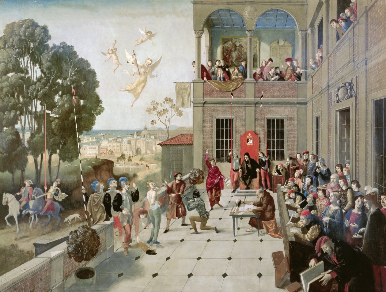 Scène de procès de 