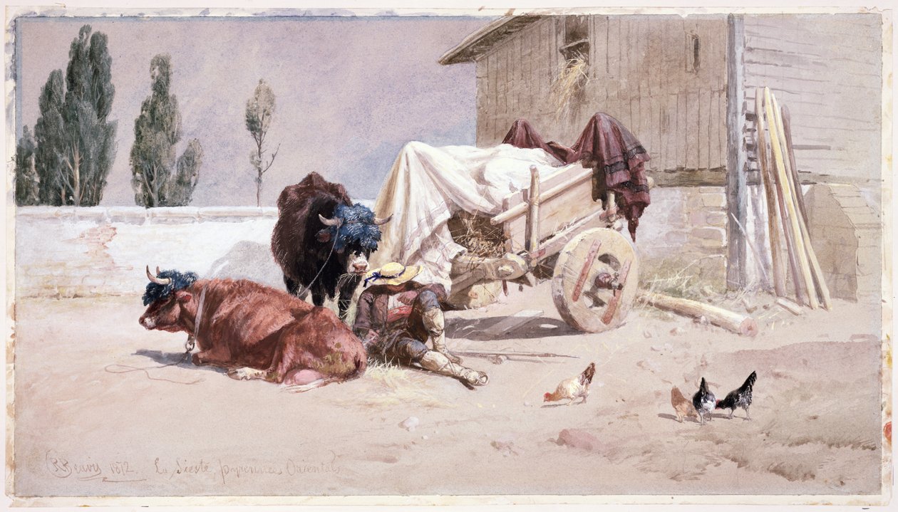 La Siesta : Scène dans les Pyrénées orientales, 1872 - Richard Beavis