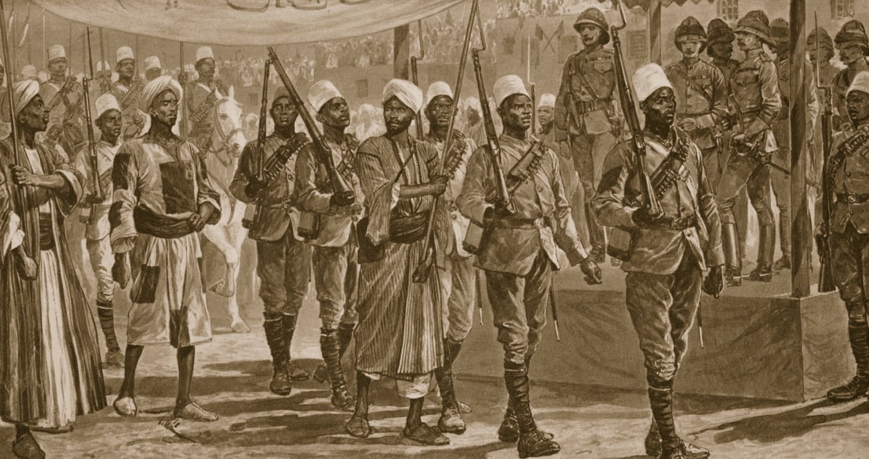 La conquête du Soudan par Lord Kitchener, 1896-98 - Mahmoud, le lieutenant en chef du Khalifa, capturé après la bataille d