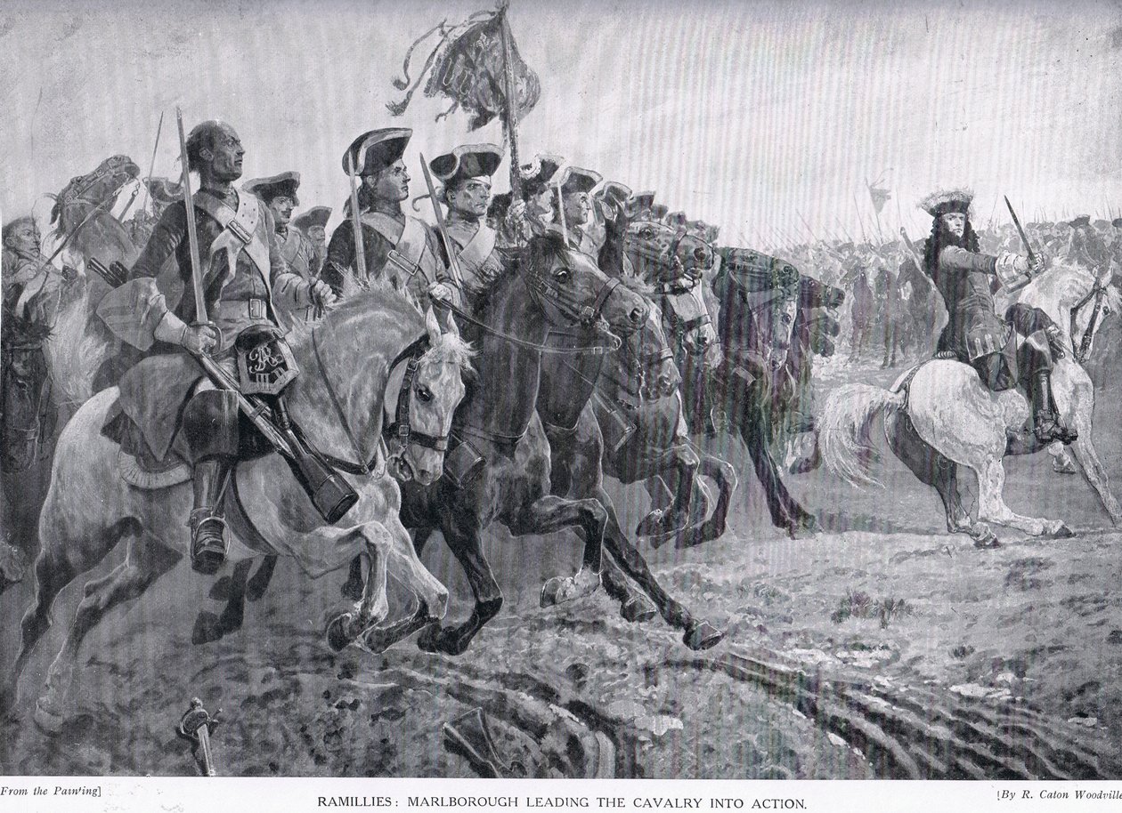 Ramillies : Marlborough menant la cavalerie à l