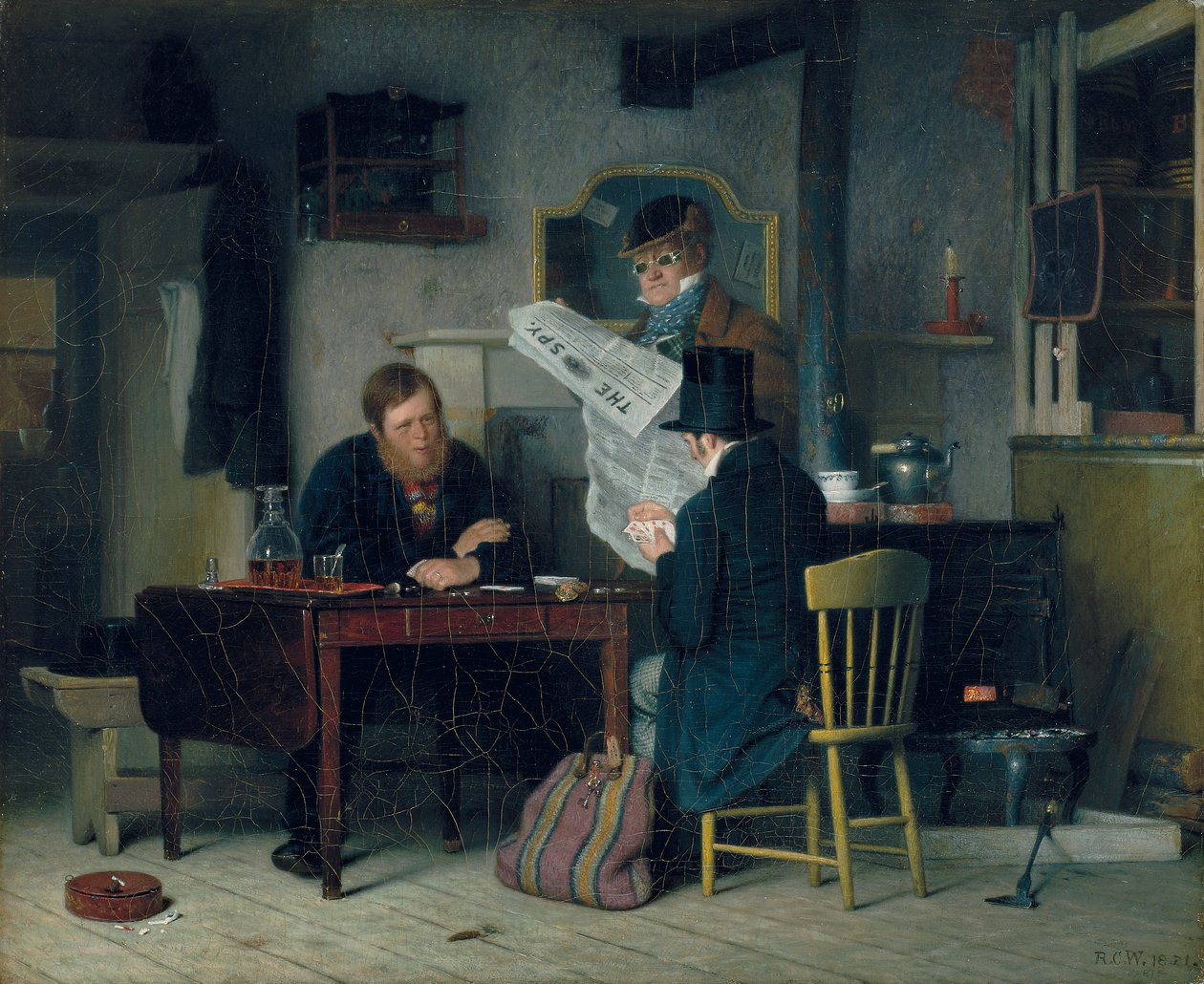 En attendant la diligence, 1851 - Richard Caton Woodville